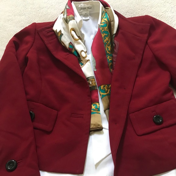 Kasper Burgundy Blazer- Nice! - Picture 2 of 8